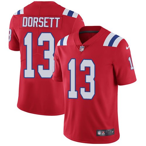 Nike Men & Women & Youth Patriots 13 Phillip Dorsett Red Alternate NFL Vapor Untouchable Limited Jersey,We sell and wholesale Nike Men & Women & Youth Patriots 13 Phillip Dorsett Red Alternate NFL Vapor Untouchable Limited Jersey on line form chian!